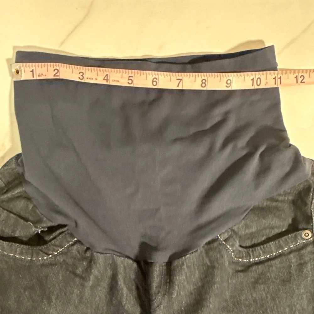 Motherhood Maternity Jeans Women S Blue Excellent Secret Fit Belly Straight Leg